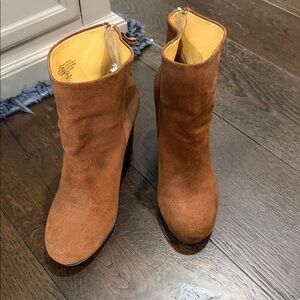 Vintage Nine West Underdog Genuine Suede Wedge Boot - Size 9.5